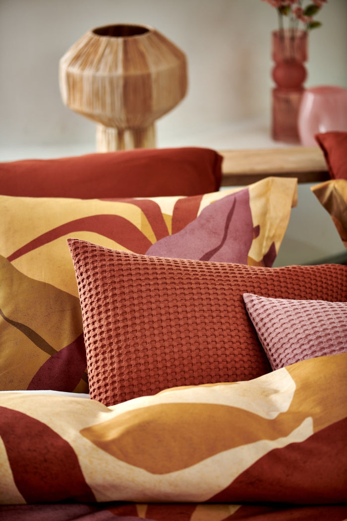 Home Pique Sprei Rusty Brown | 270 x 250 cm | Bruin | Katoen