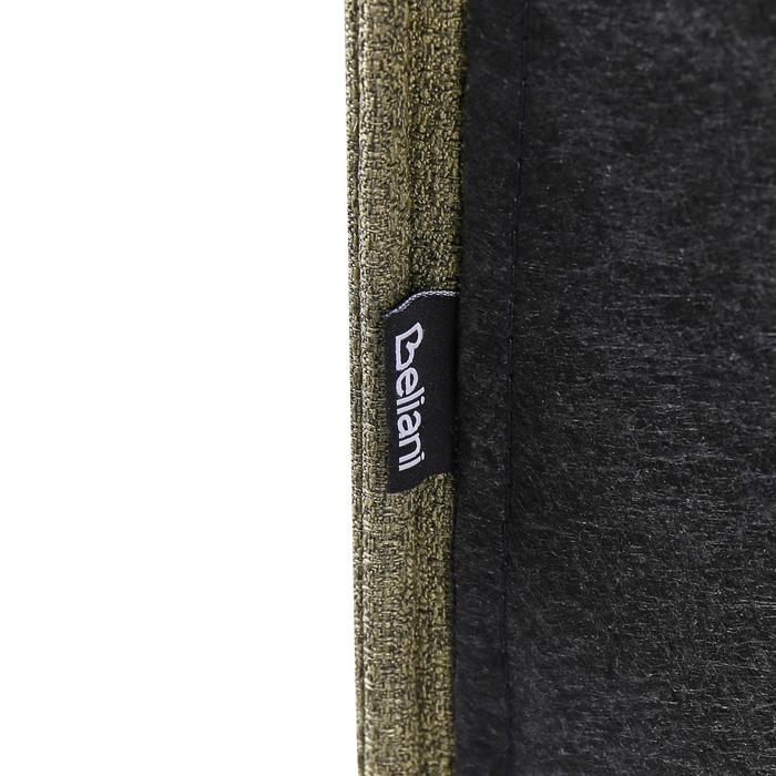 Beliani - LINARDS - Tweepersoonsbed - Olijfgroen - 160 x 200 cm - Stof