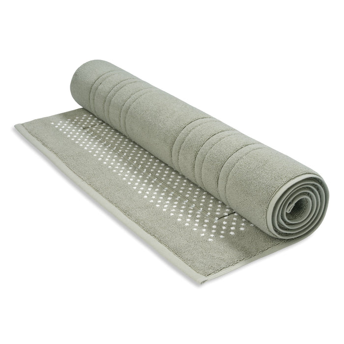 Houston Badmat Smoke Green | 60 x 60 cm | Groen | Katoen