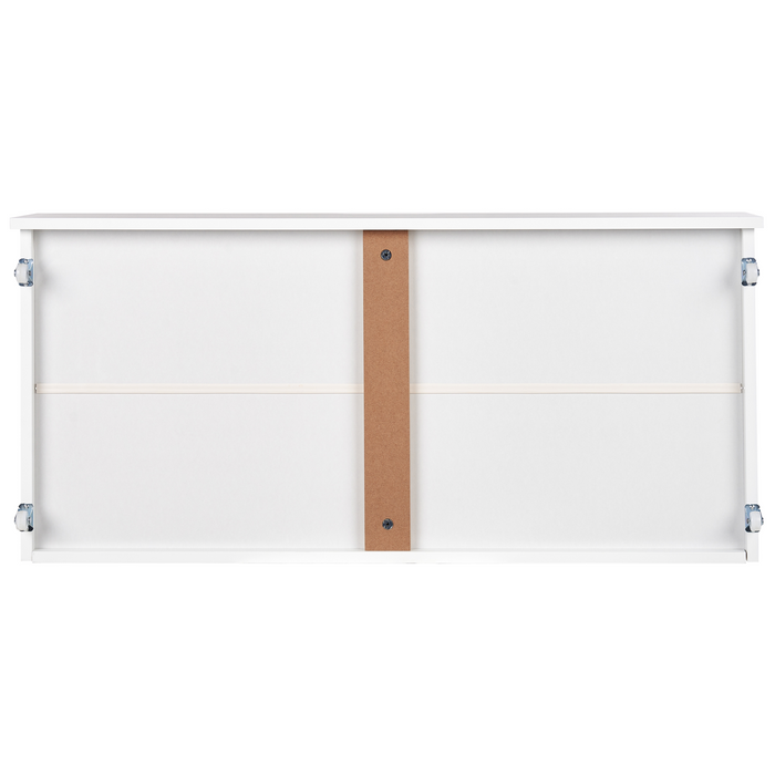 Beliani - EPANEY - Bedlade set van 2 - Wit - Dennenhout