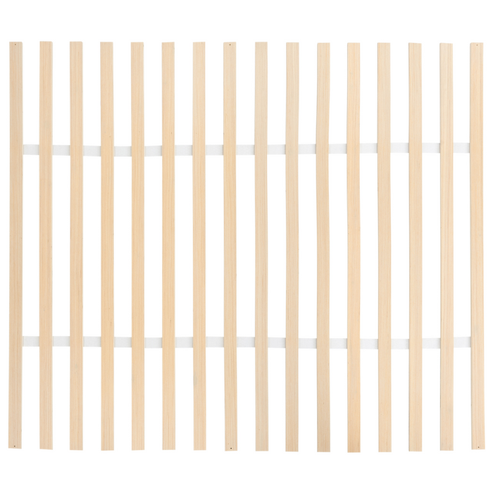 Beliani - LESSAY - Tweepersoonsbed - Off-white - 160 x 200 cm - Bouclé