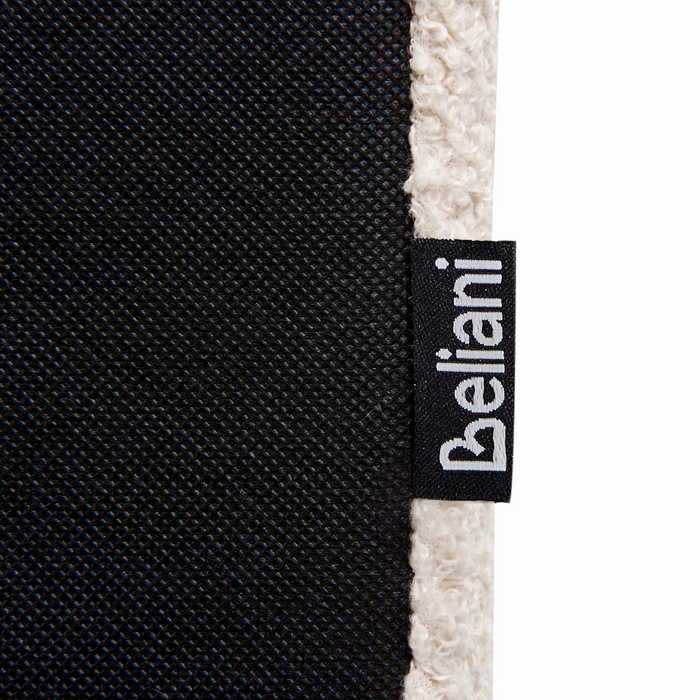 Beliani - ALBI - Tweepersoonsbed - Off-white - 140 x 200 cm - Bouclé
