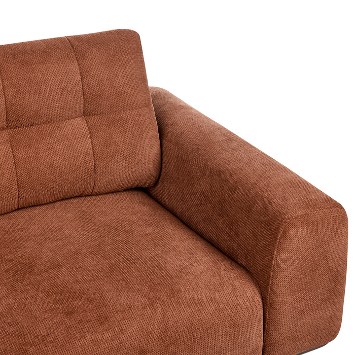 Beliani - LAURILA - Tweezitsbank - Goudbruin - Stof