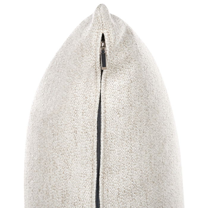 Beliani - MATILA - Driezitsbank - Lichtbeige - Stof