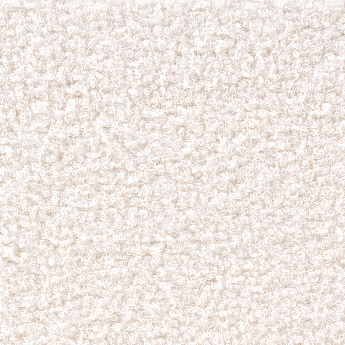 Beliani - LAVAUR - Tweepersoonsbed - Off-white - 160 x 200 cm - Bouclé