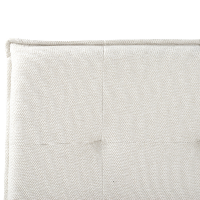 Beliani-LESTRE-Tweepersoonsbed-Gebroken wit-160 x 200 cm-Linnen