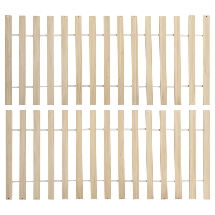 Beliani - OLENDON - Bed met 4 lades - Wit - 160 x 200 cm - Dennenhout