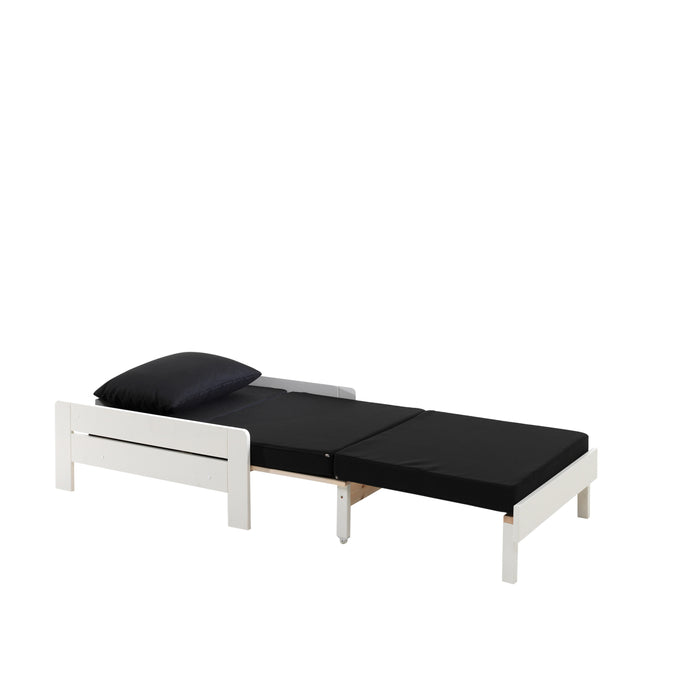 LUCEVI - Pino Mezzanine Bed + Ladder + Slaapfauteuil - Wit - 90x200 cm