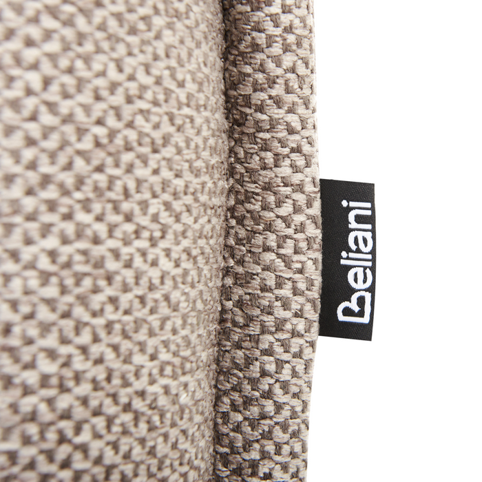 Beliani - LESTRE - Tweepersoonsbed - Taupe - 180 x 200 cm - Linnen