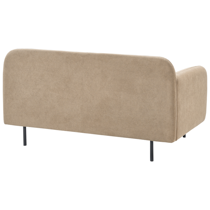 Beliani - LILAND - Tweezitsbank - Lichtbruin - Polyester