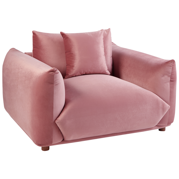 Beliani - LUVOS - Banken set - Roze - Fluweel