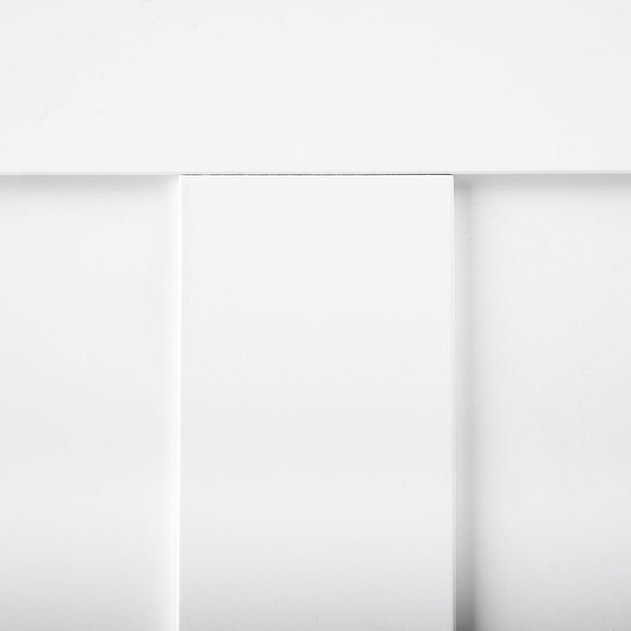 Beliani-CHAMPAGNAT-Tweepersoonsbed-Wit-180 x 200 cm-Rubberhout