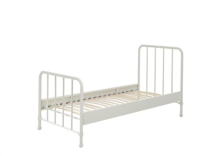 LUCEVI - Bronxx bed + Nachtkastje - Wit - 90x200 cm