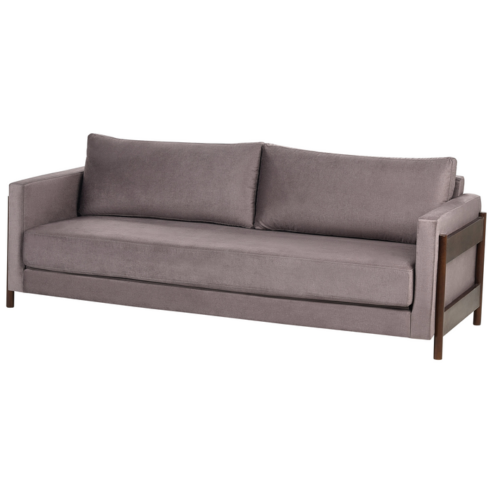 Beliani - ORSA - Slaapbank - Taupe - Polyester