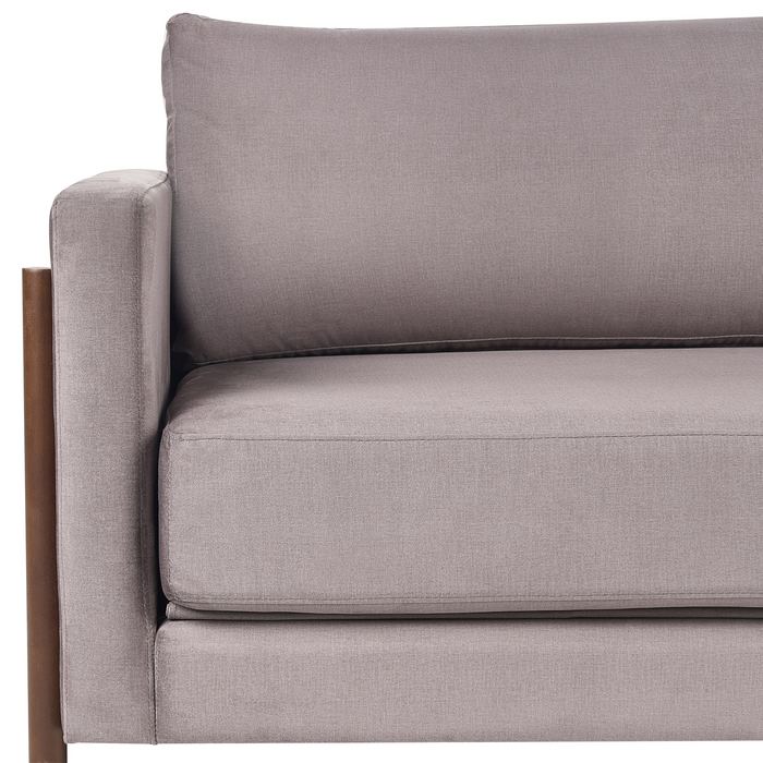 Beliani - ORSA - Slaapbank - Taupe - Polyester