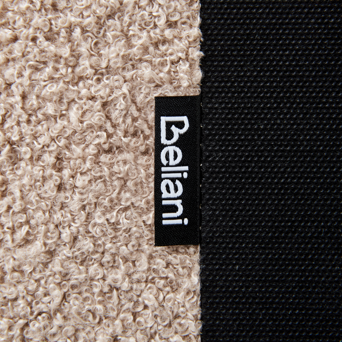 Beliani - LAVAUR - Tweepersoonsbed - Taupe - 160 x 200 cm - Bouclé