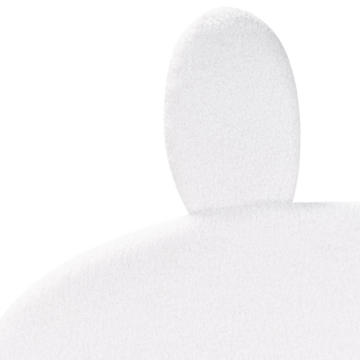 Beliani - PERROS - Kinderbed - Gebroken wit - 90 x 200 cm - Bouclé