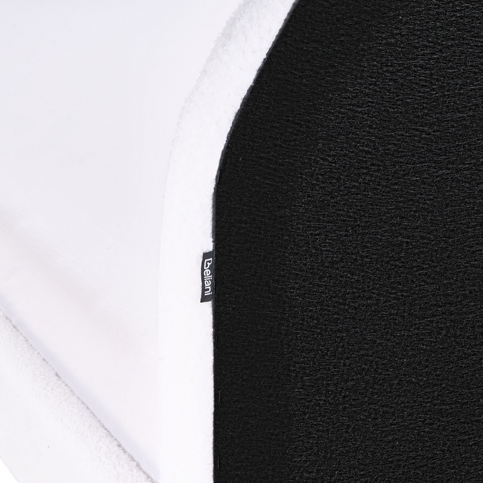 Beliani - PERROS - Kinderbed - Gebroken wit - 90 x 200 cm - Bouclé