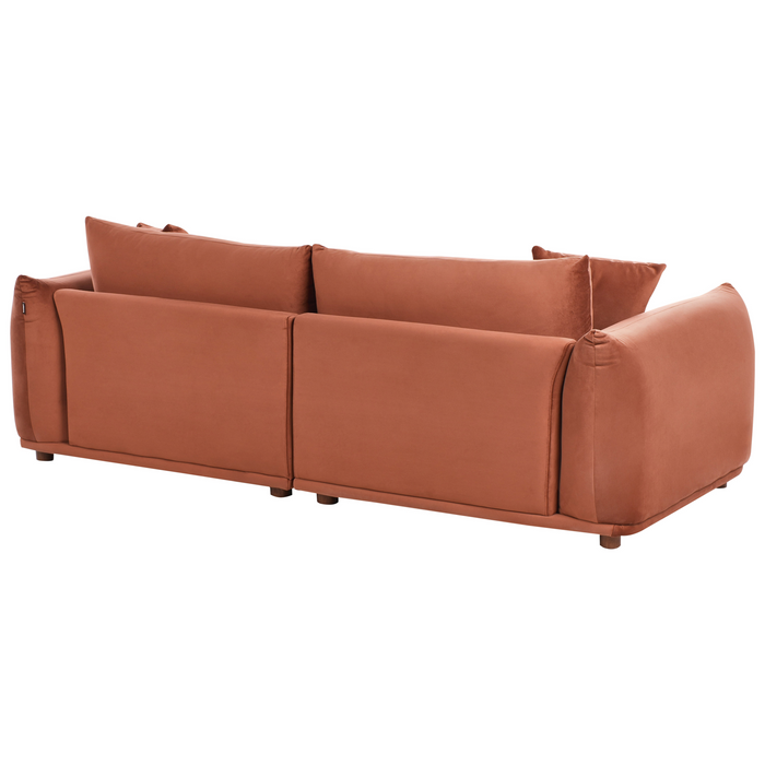 Beliani - LUVOS - Banken set - Goudbruin - Fluweel