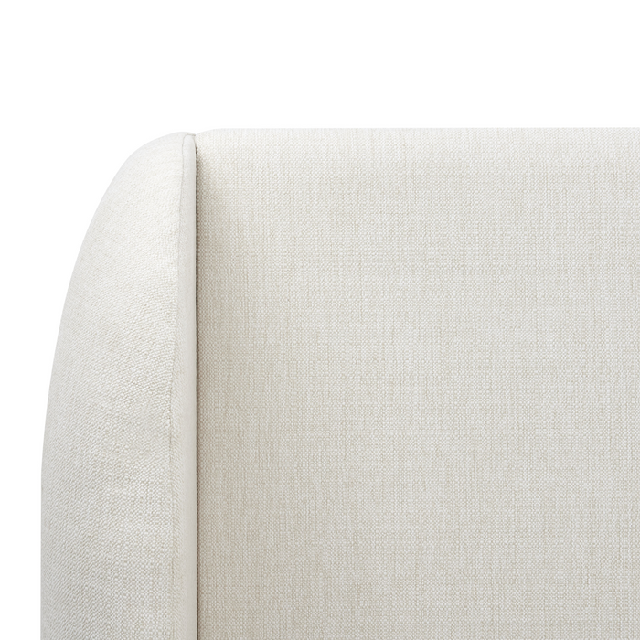 Beliani - MONESTIER - Tweepersoonsbed - Wit - 180 x 200 cm - Polyester