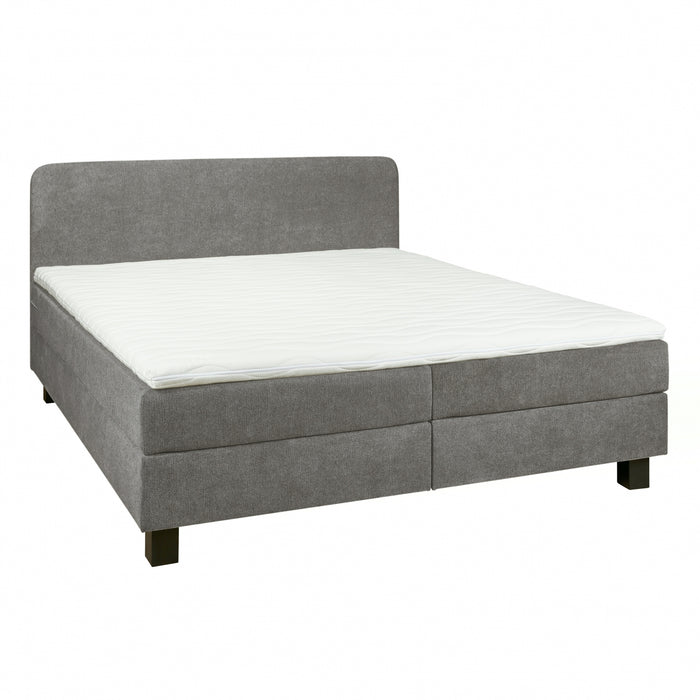 Boxspring Bilbao - Antraciet - Textiel