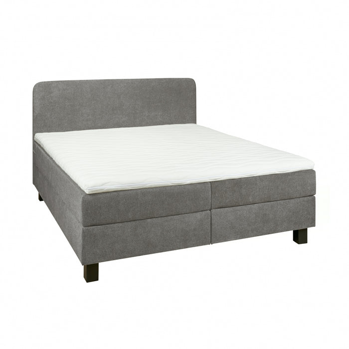 Boxspring Bilbao - Antraciet - Textiel
