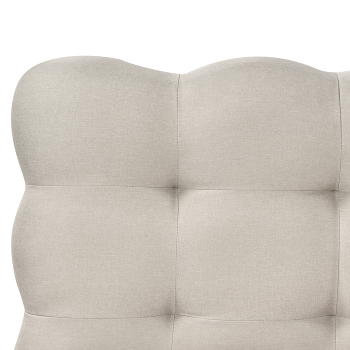 Beliani-SOULISSE-Tweepersoonsbed-Beige-160 x 200 cm-Polyester