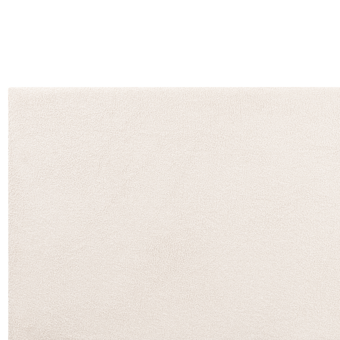 Beliani - ALBI - Tweepersoonsbed - Off-white - 140 x 200 cm - Bouclé