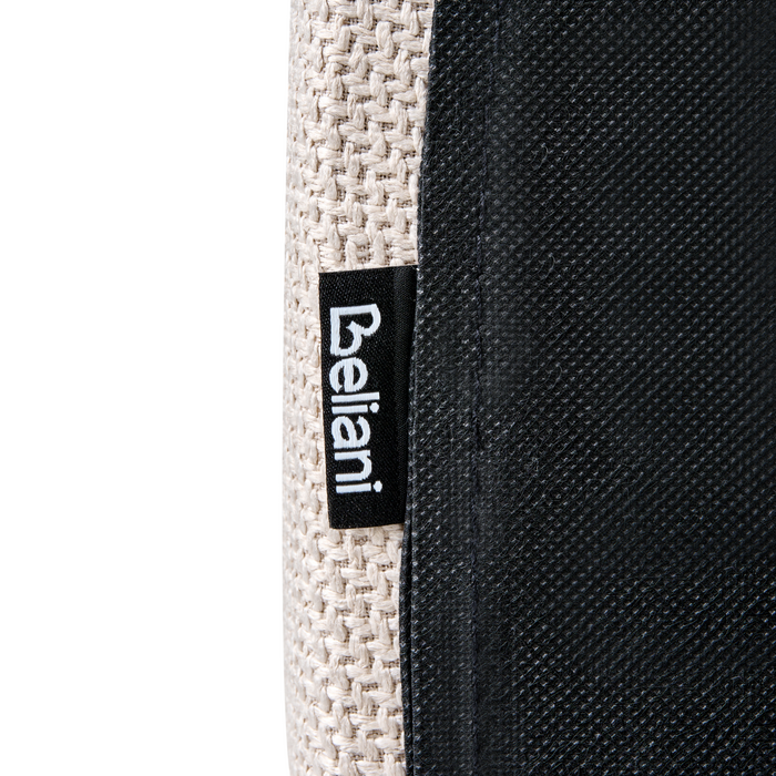 Beliani-VAUCLUSE-Tweepersoonsbed-Lichtbeige-180 x 200 cm-Polyester