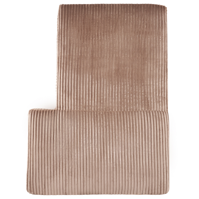 Beliani-LOFOTEN-Hoekbank 4-zits-Lichtbruin-Rechtszijdig-Corduroy