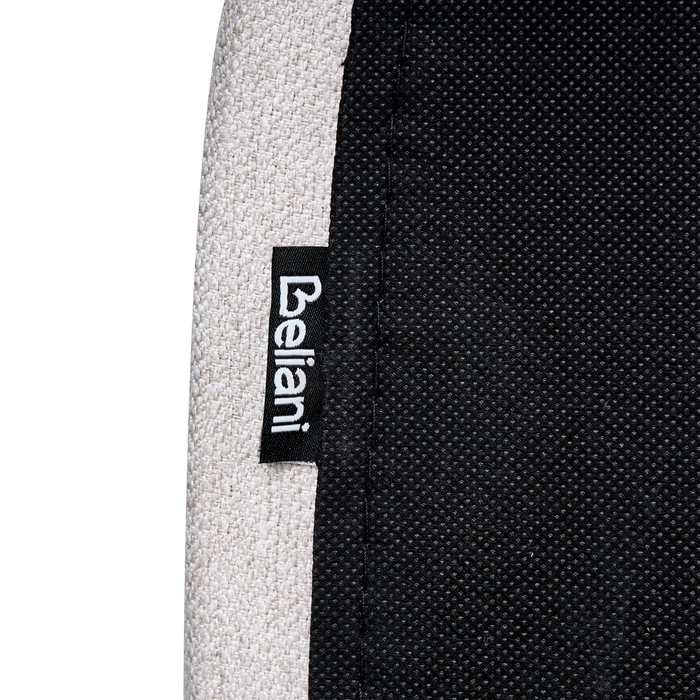 Beliani-VAUCLUSE-Tweepersoonsbed-Gebroken wit-160 x 200 cm-Stof