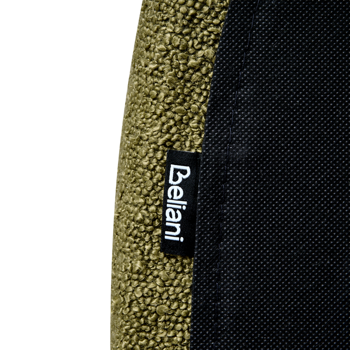 Beliani-VAUCLUSE-Tweepersoonsbed-Olijfgroen-180 x 200 cm-Bouclé