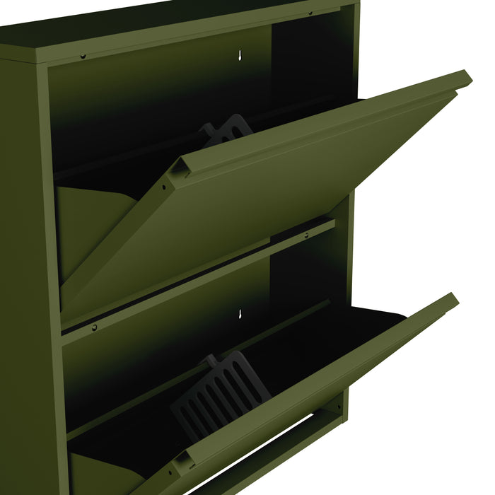 by fonQ Klip Schoenenkast - 2 Vakken - Pesto