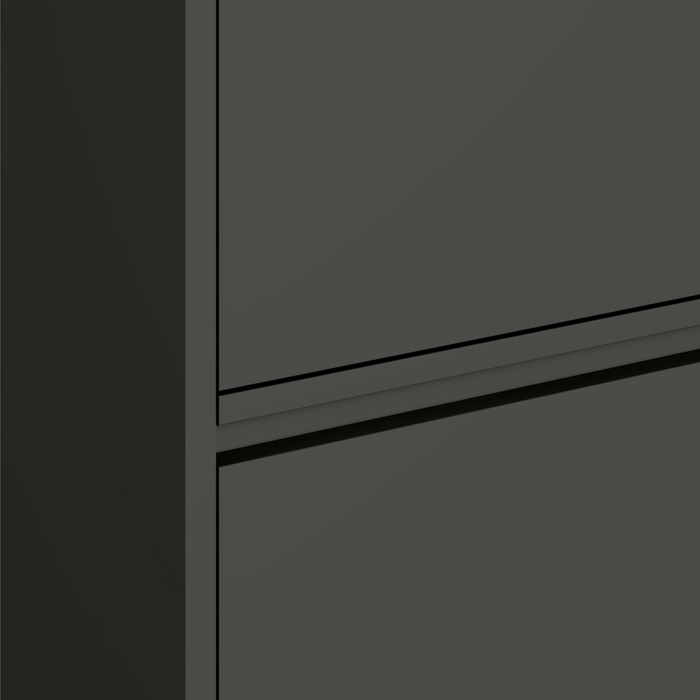 by fonQ Klip Schoenenkast - 3 Vakken - Zwart