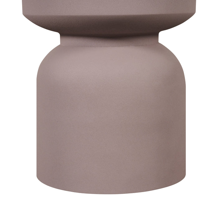 Bijzettafel Bamberg - Paars - Metaal - 34x42x34cm (BxHxD)