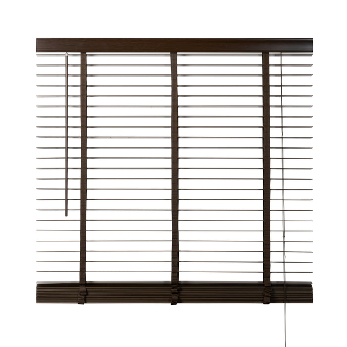 Jaloezie Hout Bruin - Hout - 140x180x5cm (BxHxD)