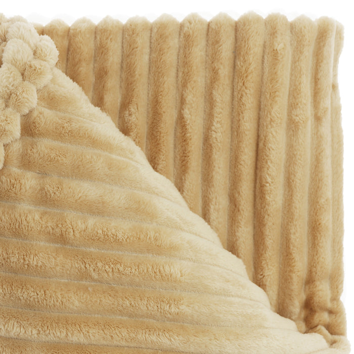 Unique Living Plaid Lex - Beige|Bruin - Polyester - 150x200xcm (BxHxD)