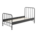 Vipack Bronxx Eenpersoonsbed 90 x 200 cm - Zwart