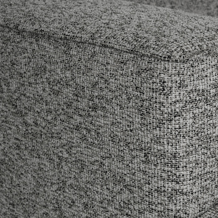 by fonQ Loft Hoekbank met Chaise Longue Links - Chenille Melange - Steengrijs