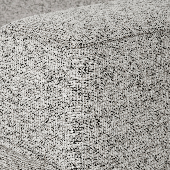 by fonQ Loft Hoekbank met Chaise Longue Rechts - Chenille Melange - Grijs