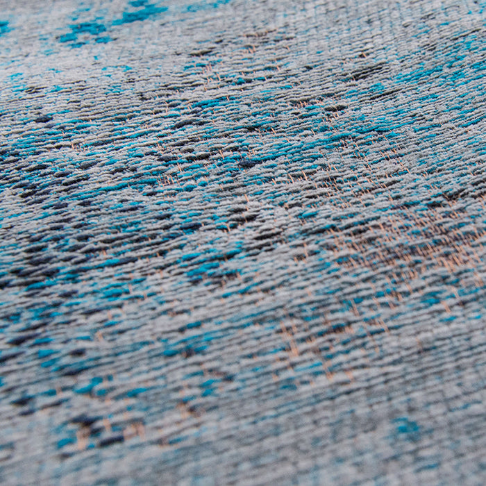 Louis de Poortere Medallion Fading World Vloerkleed 240 x 340 cm - Grey Turquoise