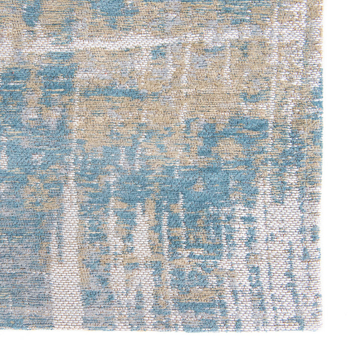 Louis de Poortere Streaks Runner Vloerkleed 80 x 250 cm - Long Island Blue
