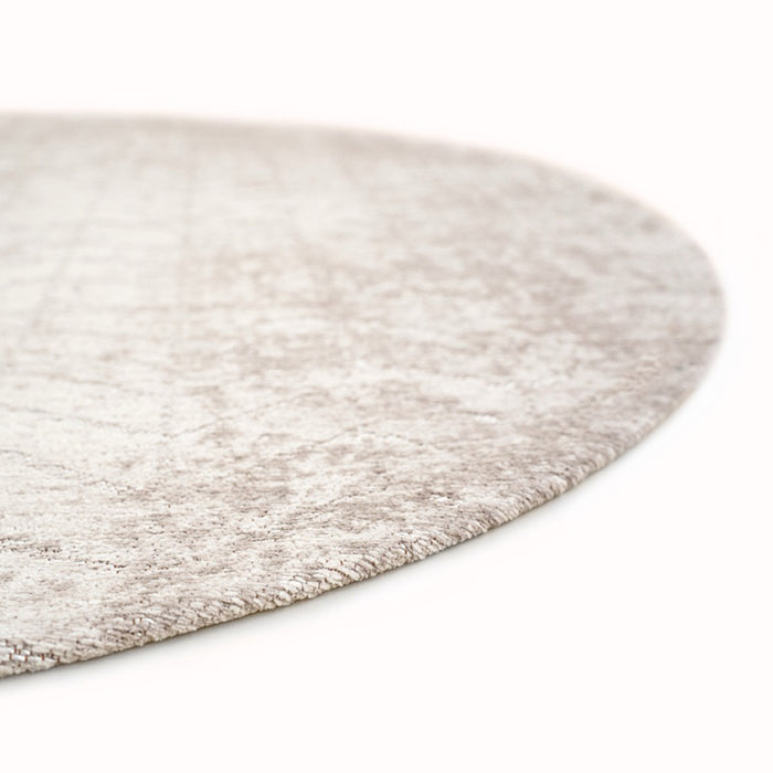 Louis de Poortere Jacob's Ladder Vloerkleed Ø 140 cm - White Plains