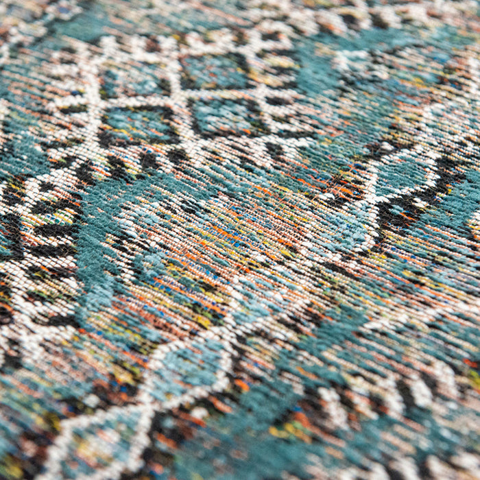 Louis de Poortere Kilim Vloerkleed 140 x 200 cm - Zemmuri Blue