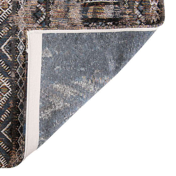 Louis de Poortere Kilim Vloerkleed 140 x 200 cm - Black Rabat