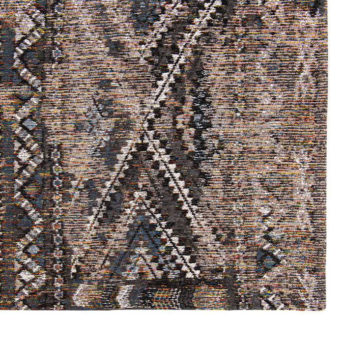 Louis de Poortere Kilim Vloerkleed 140 x 200 cm - Black Rabat