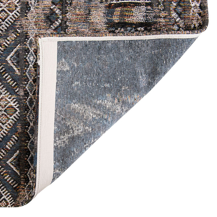 Louis de Poortere Kilim Vloerkleed 170 x 240 cm - Black Rabat