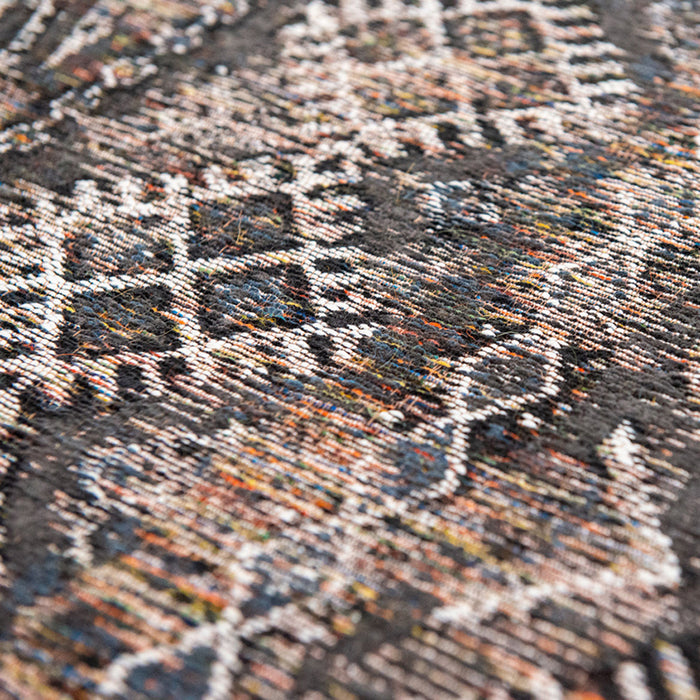 Louis de Poortere Kilim Vloerkleed 170 x 240 cm - Black Rabat