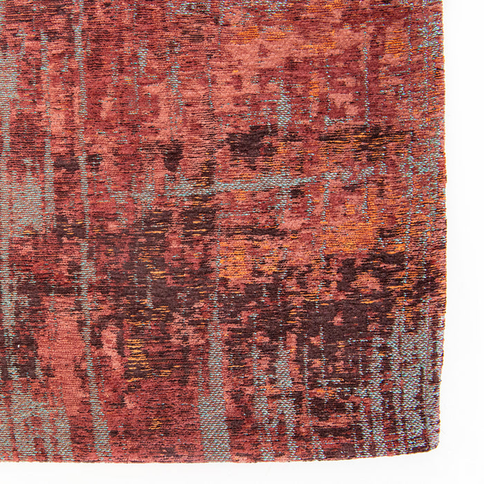 Louis de Poortere Streaks Vloerkleed 80 x 150 cm - Nassau Red