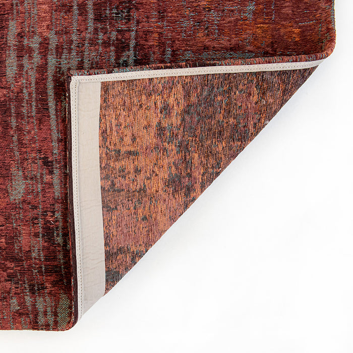 Louis de Poortere Streaks Vloerkleed 80 x 150 cm - Nassau Red